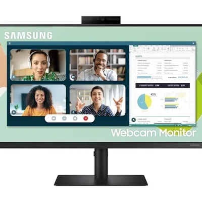 Samsung Monitor 24 cale LS24A400VEUXEN IPS 1920 x 1080 FHD 16:9 1xD-sub 1xHDMI 1xDP głośniki płaski 3Y