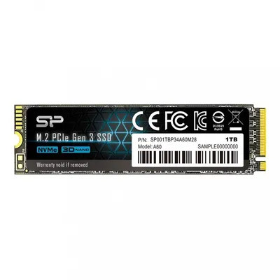 Silicon Power Dysk SSD A60 256GB M.2 PCIe 2200/1600 MB/s NVMe