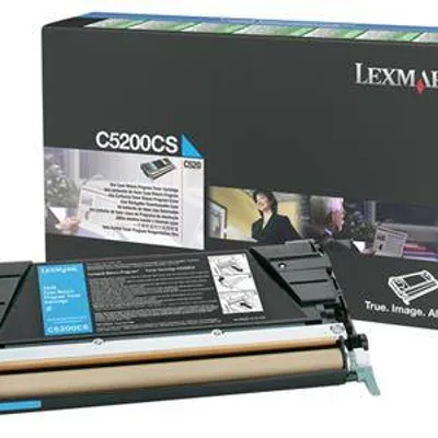 Toner oryginalny LEXMARK C5200CS  Cyan 1500 stron