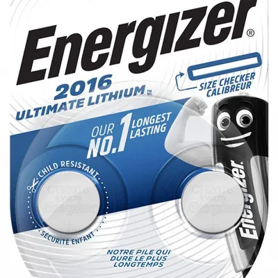 Bateria litowa CR2016 ENERGIZER Ultimate Lithium Coins 2szt