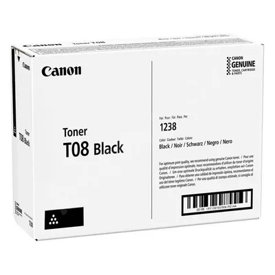 Canon oryginalny toner T08, black, 11000s, 3010C006, Canon i-SENSYS X 1238P Series, O