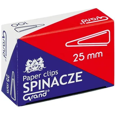 Spinacze trójkątne 25mm Grand 110-1385 100szt