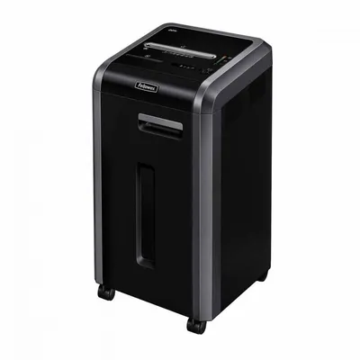 Niszczarka A4 Fellowes 225i 4623001 czarna 24krt paski 5,8mm 60 litrów