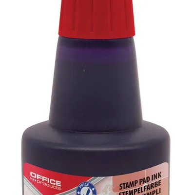 Tusz do stempli OFFICE PRODUCTS czerwony 30ml