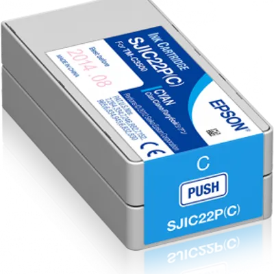 Tusz oryginalny EPSON SJIC22P C33S020602 Cyan  32,5 ml