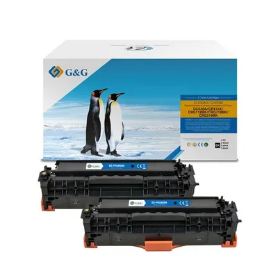 G&G kompatybilny toner z CC530A, CE410X, CF380X, CRG118, CRG718, CRG318, black, 3500s, NT-PH530UBK, HP 304A, dla HP Color LaserJet