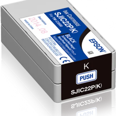 Tusz oryginalny EPSON SJIC22P C33S020601 Czarny  32,6 ml