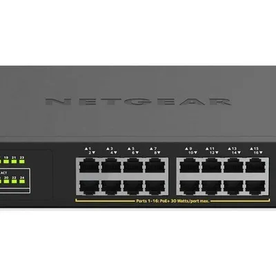 Netgear Przełącznik niezarządzalny GS324P 24xGb PoE