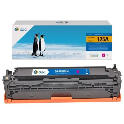 G&G kompatybilny toner z CB543A, CE320A, CF210X, CRG116, CRG716, CRG316, magenta, 1400s, NT-PH543UM, HP 125A, dla HP Color Laserje