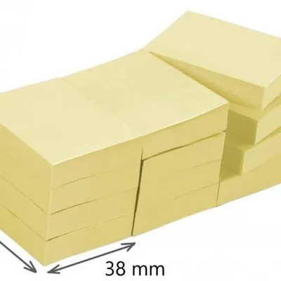 Karteczki samoprzylepne  38x51mm 3M POST-IT®  653 żółte 3x100 kart