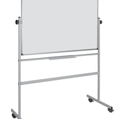 Tablica suchościeralna magnetyczna 90x120cm BI-OFFICE obrotowa biała rama aluminiowa