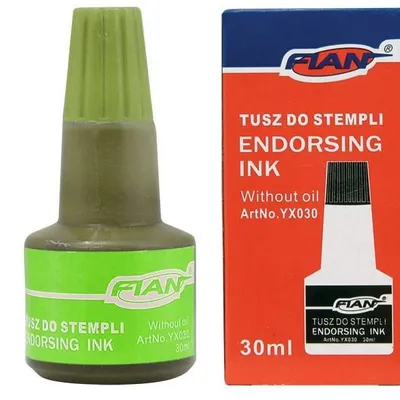 Tusz do stempli FIAN YX030GREEN zielony 30ml