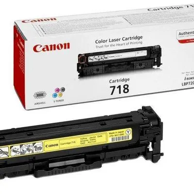 Toner oryginalny CANON CRG718Y 2659B014 Yellow  2900 stron