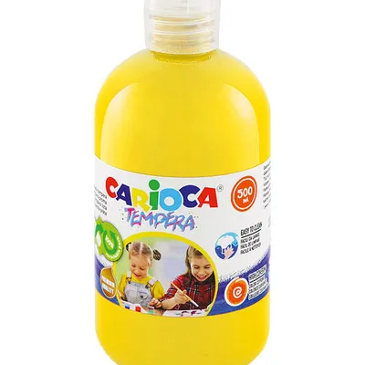 Farba tempera Carioca 40427/03 170-2652 500ml żółta