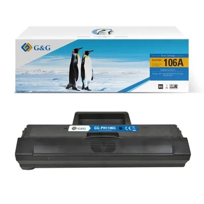 G&G kompatybilny toner z W1106A, black, 1000s, NT-PH1106, HP 106A, dla HP LaserJet  MFP 135a/135w/137fnw/107a/107w, N