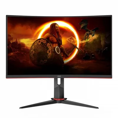 AOC Monitor CQ27G2S/BK 27 cali VA Curved 165Hz HDMIx2 DP