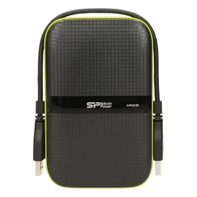 Silicon Power ARMOR A60 1TB USB 3.0 BLACK-GREEN/PANCERNY wstrząso/pyło i wodoodporny