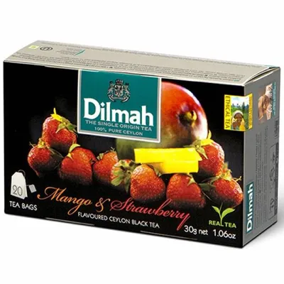 Herbata mango i truskawki DILMAH 20 torebek