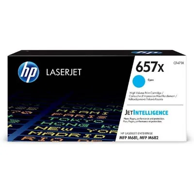 HP oryginalny toner CF471X, cyan, 23000s, HP 657X, high capacity, HP LaserJet Enterprise MFP M681dh,MFP M681f,LaserJet, O