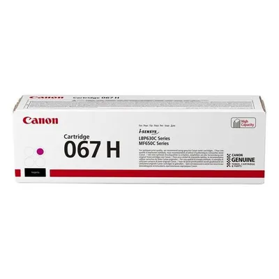 Canon oryginalny toner 067 H M, magenta, 2350s, 5104C002, high capacity, Canon LBP631Cdw, LBP633Cdw, MF651Cw, MF655Cdw, MF657Cdw,