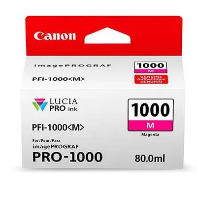 Tusz oryginalny CANON PFI1000M 0548C001 Magenta  80 ml