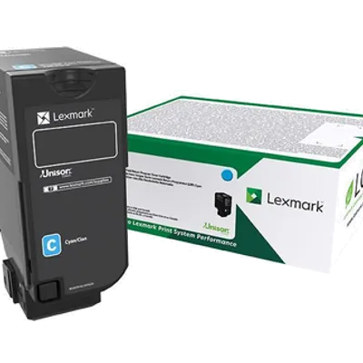 Toner oryginalny LEXMARK 75B20C0 Cyan 10000 stron