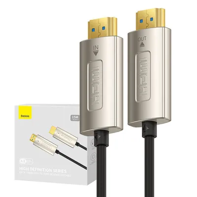 Kabel HDMI do HDMI Baseus High Definition 15m, 4K (czarny)