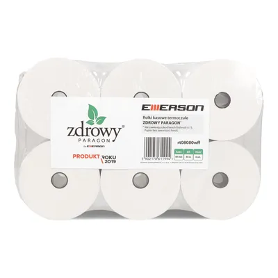 Rolka Termiczna 80mm x80m EMERSON Zdrowy Paragon 6szt FENOL free