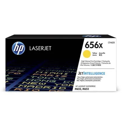 HP oryginalny toner CF462X, yellow, 22000s, HP 656X, high capacity, HP LaserJet Enterprise M652,652dn,652n,653,653dn,653x, O