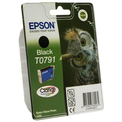 Tusz oryginalny EPSON T0791 C13T07914010 Czarny  11 ml