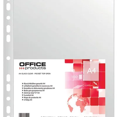 Koszulki groszkowe A4 OFFICE PRODUCTS PP 45mic 100szt