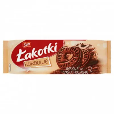 Ciastka Łakotki kakaowe SAN 168g