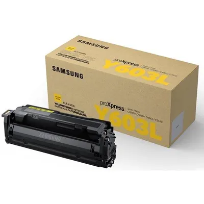 HP oryginalny toner SU557A, CLT-Y603L, yellow, 10000s, Y603L, high capacity, Samsung O