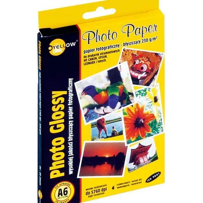 Papier fotograficzny błyszczący Yellow One 6G230 150-1182 A6 230g 20ark