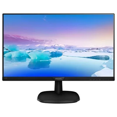 Philips Monitor 23.8 243V7QDSB IPS DVI HDMI Czarny