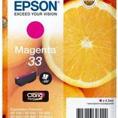 Tusz oryginalny EPSON T3343 C13T33434012 Magenta  4,5 ml