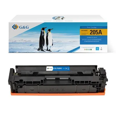 G&G kompatybilny toner z CF531A, cyan, 900s, NT-PH205C, HP 205A, dla HP Color LaserJet Pro M180n, M181fw, N