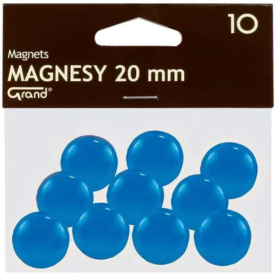 Magnesy 20mm Grand 130-1690 niebieske 10szt