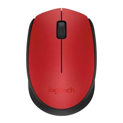 Mysz optyczna bezprzewodowa czerwona LOGITECH M171 910-004641