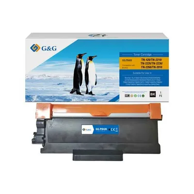 G&G kompatybilny toner z TN2210, TN420,TN2235, TN2230, TN2260, TN2010, black, 1200s, NT-PB420, dla Brother HL-2130, 2132, 2240, 22