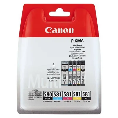 Tusz oryginalny CANON PGI580PGBK 2078C005 CMYK  2 ml