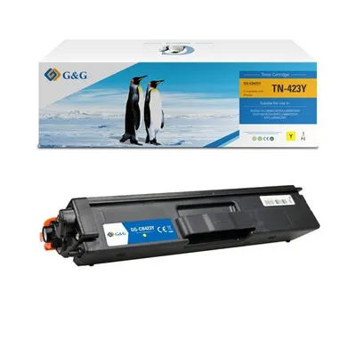 G&G kompatybilny toner z TN-423Y, yellow, 4000s, NT-CB423Y, dla Brother HL-L8260CDW, DCP-L4810CDW, MFC-L8690CDW,8900CDW, N