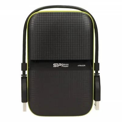 Silicon Power ARMOR A60 2TB USB 3.0 BLACK-GREEN/PANCERNY wstrząso/pyło i wodoodporny