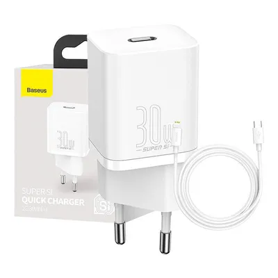 Ładowarka sieciowa Baseus Super Si Quick Charger 1C 30W (biała)