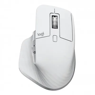 Mysz bezprzewodowa LOGITECH MX Master 3s for Mac 910-006572 Jasnoszara Bluetooth oraz Radiowa