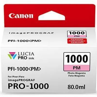 Tusz oryginalny CANON PFI1000PM 0551C001 Photo Magenta 80 ml