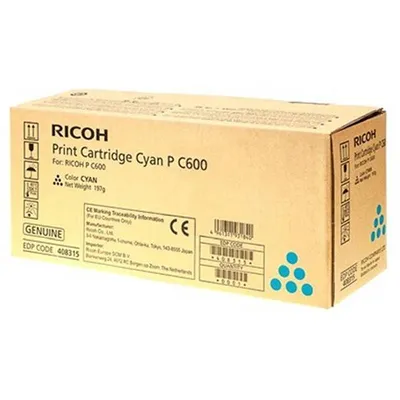 Ricoh oryginalny toner 408315, cyan, 12000s, Ricoh P C 600, O