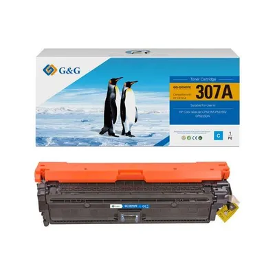 G&G kompatybilny toner z NT-CH741FC, HP 307A, CE741A, cyan, 7300s, dla HP Color LaserJet CP5225, N