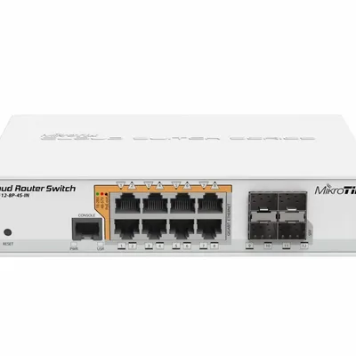 Mikrotik Przełącznik 8xGbE 4 xSFP PoE CRS112-8P-4S-IN