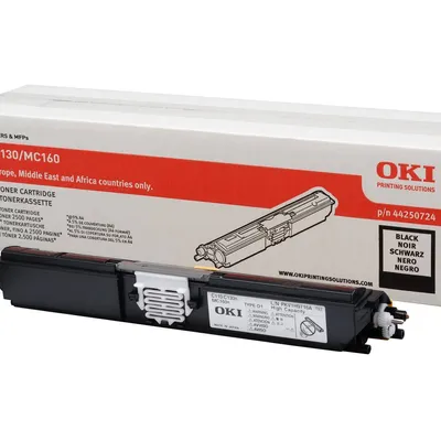 Toner oryginalny OKI C110/C130-TB 44250724 Czarny 2500 stron